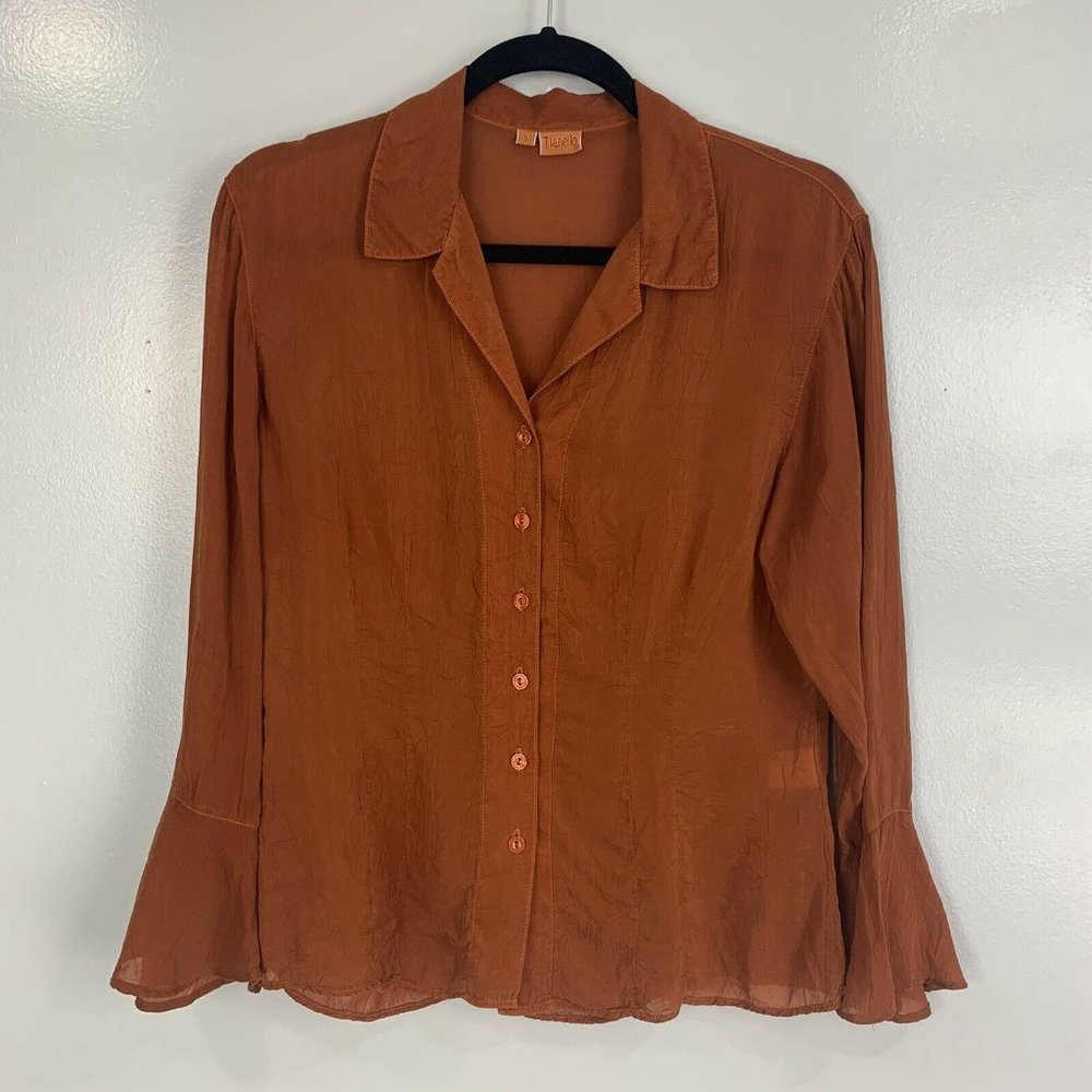 2 for $20 Tianello Bell Sleeve Button Down Shirt